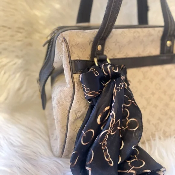 Louis Vuitton - Josephine PM Brown Monogram Mini lin - Picture 4 of 12